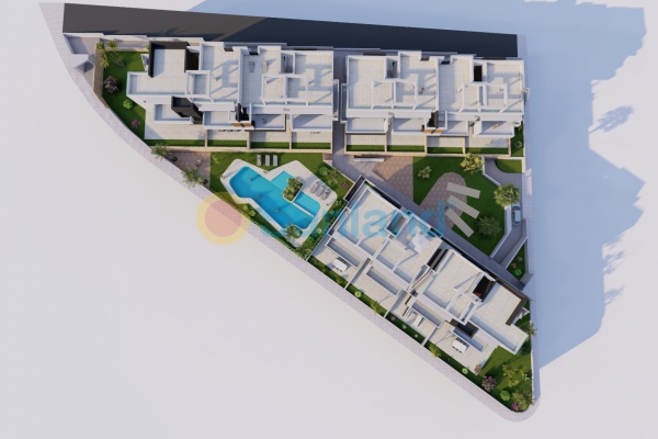 Ny bygg - Bungalow på översta våningen - Villamartin