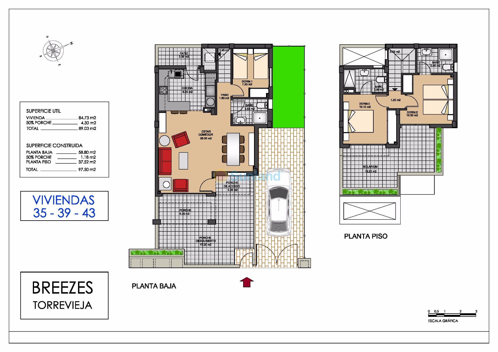 New Build - Semi-detached house - Torrevieja - Aguas Nuevas