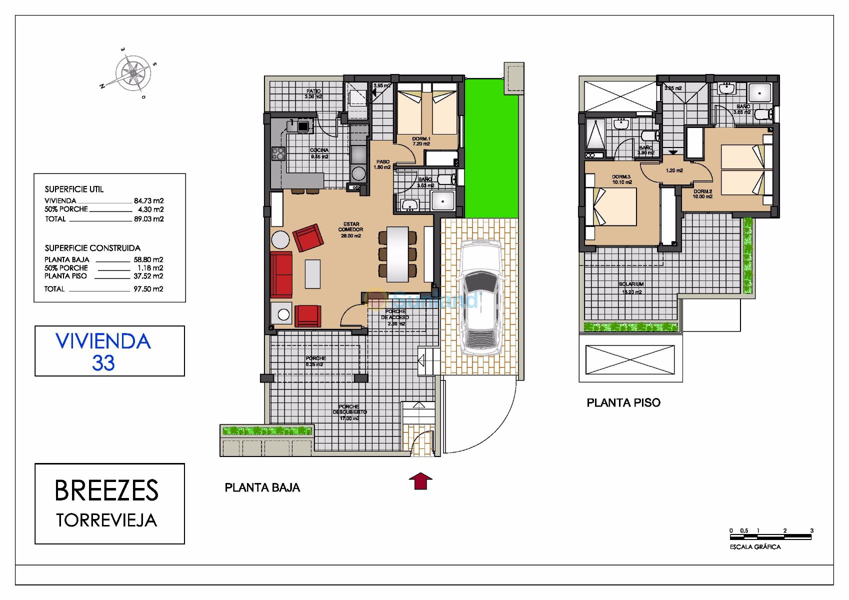 New Build - Semi-detached house - Torrevieja - Aguas Nuevas