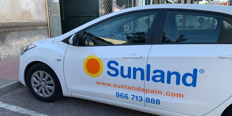 New car advertising for Sunland