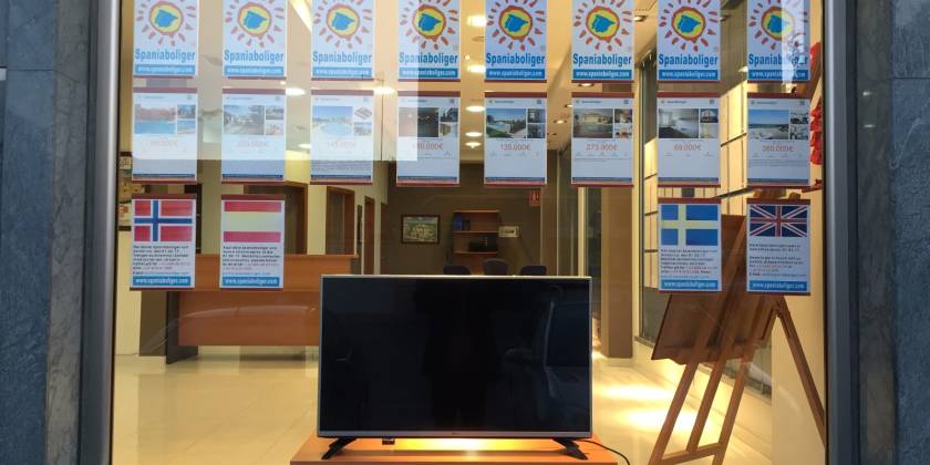 Det nya kontoret, i Benijofar, börjar bli redo för öppning