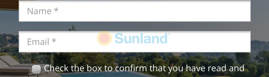 Sunland now gives you the opportunity to receive regular newsletters