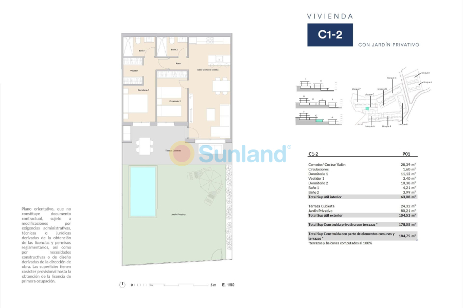 Ny bygg - Ground floor apartment - Alfas del Pi - Alfaz del Sol