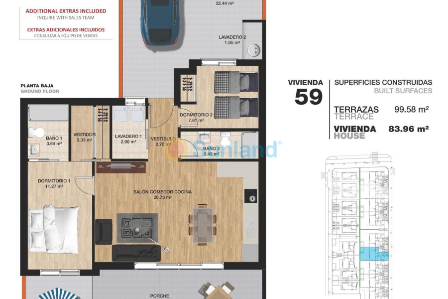 New Build - Bungalow - Orihuela costa - La Torre de la Horadada