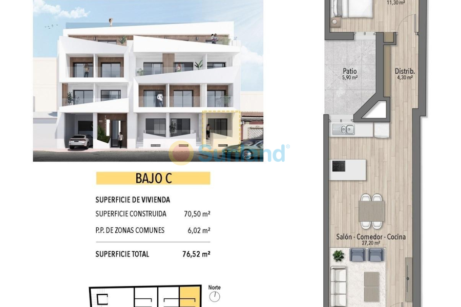 New Build - Apartment - Torrevieja - Playa del Cura