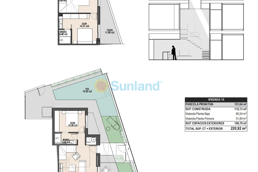 Nueva construcción  - Semidetached - Pilar de la Horadada - parques de Andromeda