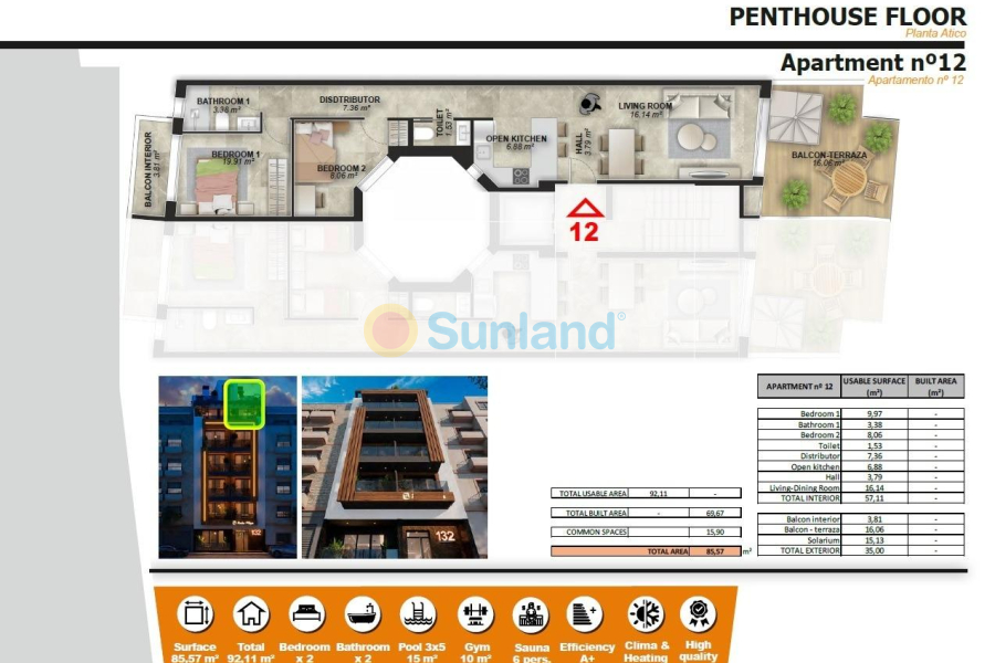 New Build - Penthouse - Torrevieja - Playa de El Cura