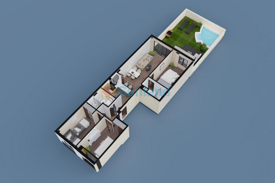 New Build - Apartment - Orihuela costa - pueblo