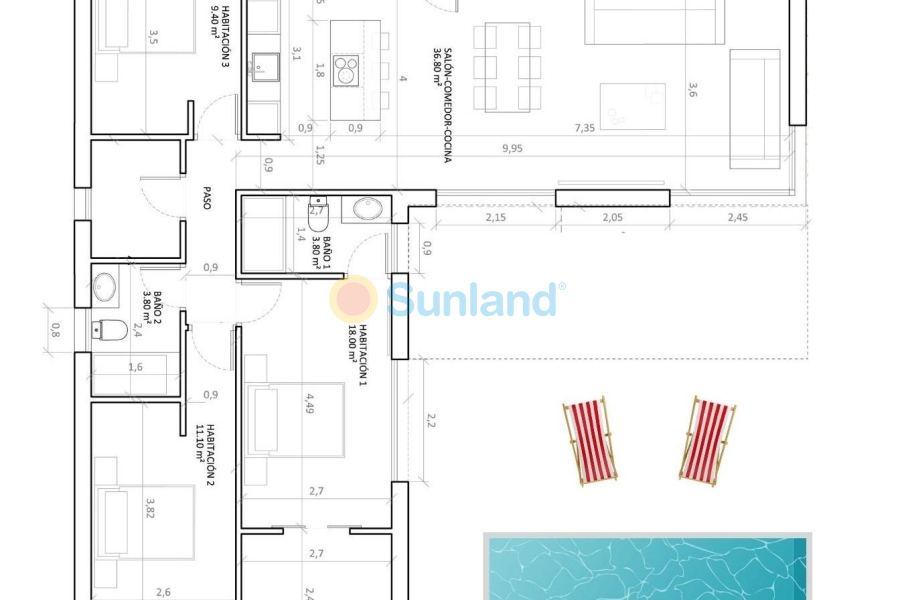 Ny bygg - Villa - Hondón de las Nieves - Urbaniz La Montañosa