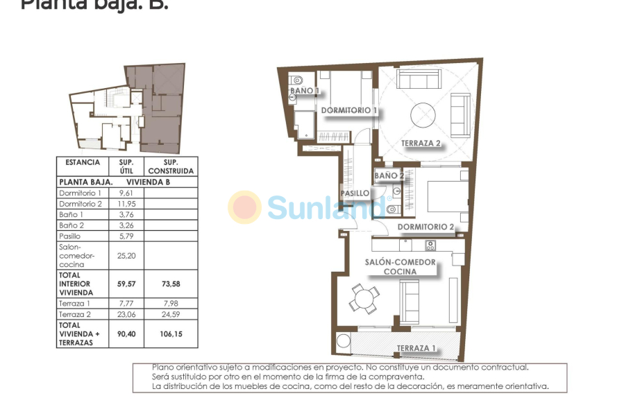 Ny bygg - Ground floor apartment - Torrevieja - Playa de El Cura
