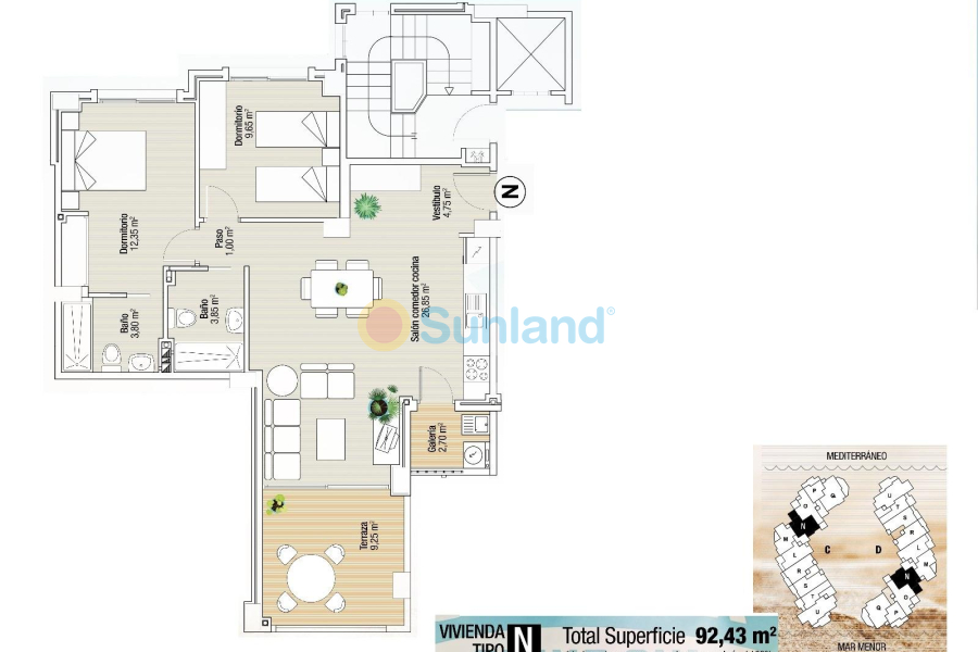 Nueva construcción  - Apartamento - La Manga del Mar Menor - La Manga