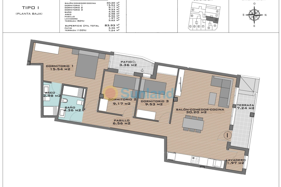 Neubau - Apartment - Algorfa - Pueblo