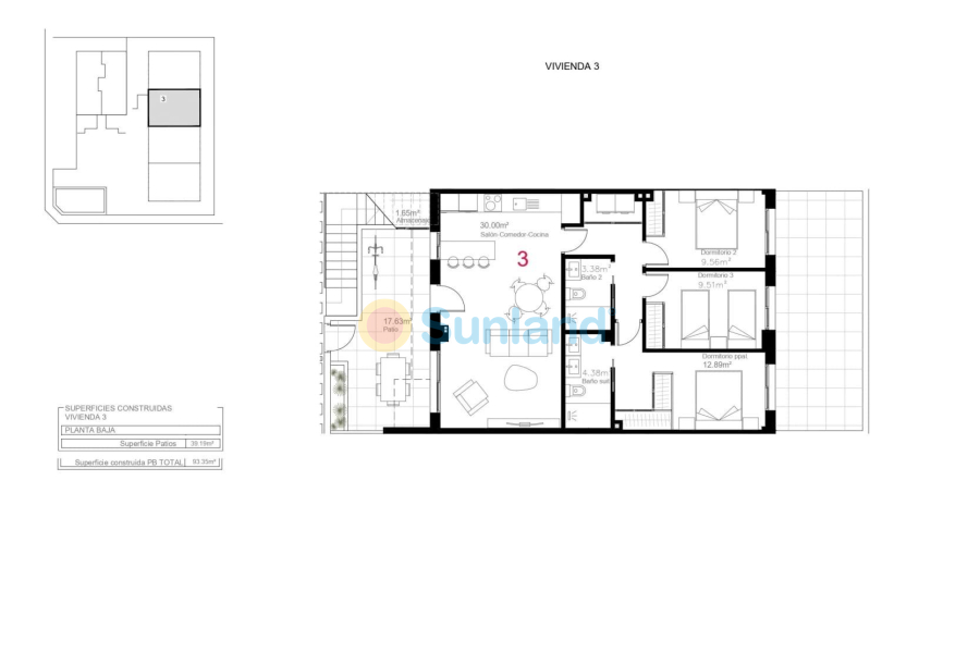 New Build - Bungalow - Orihuela costa - pueblo