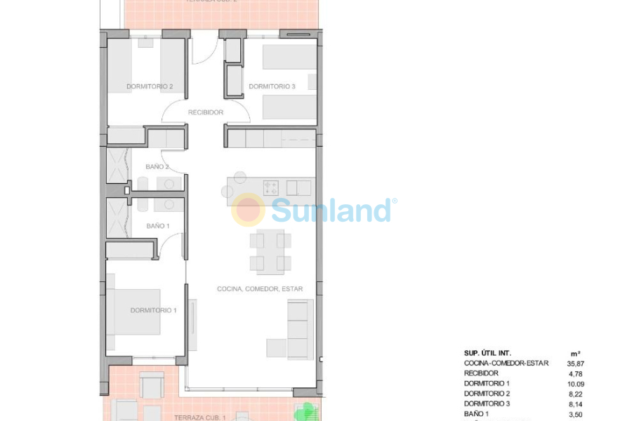Ny bygg - Ground floor apartment - Guardamar del Segura - El Raso