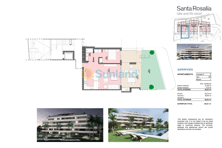 Nueva construcción  - Apartamento - Torre Pacheco - Santa Rosalia Lake And Life Resort