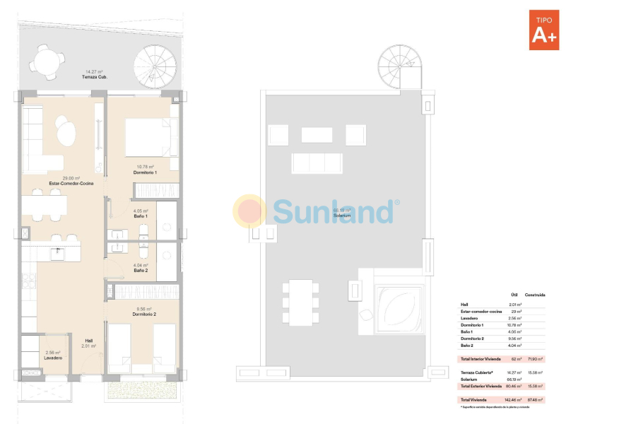 Ny bygg - Toppleilighet - La Nucía - Ciudad Deportiva