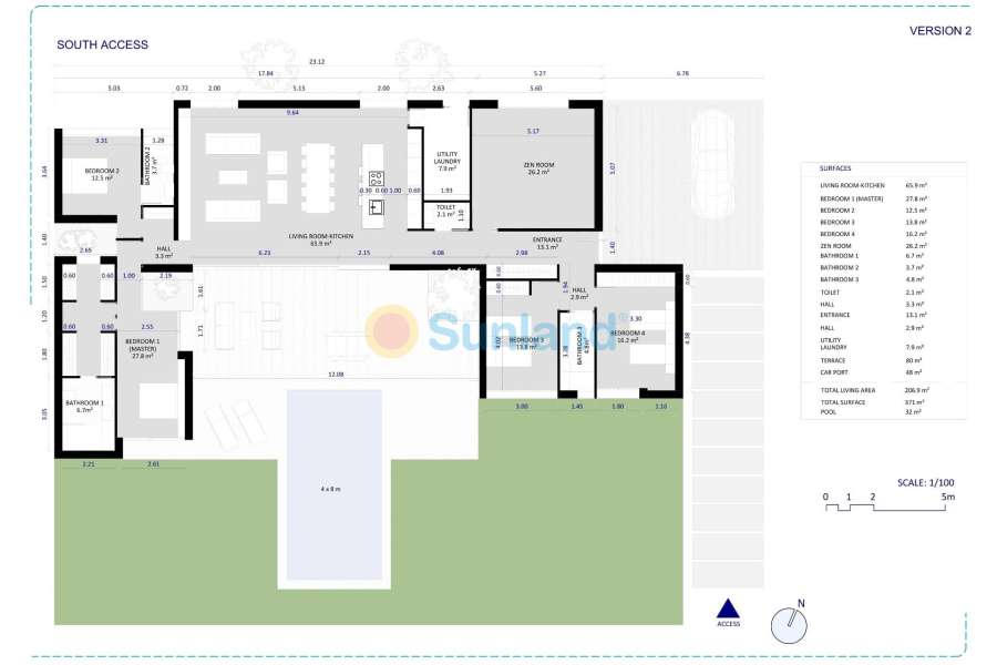 Ny bygg - Villa - BAÑOS Y MENDIGO - Altaona golf and country village