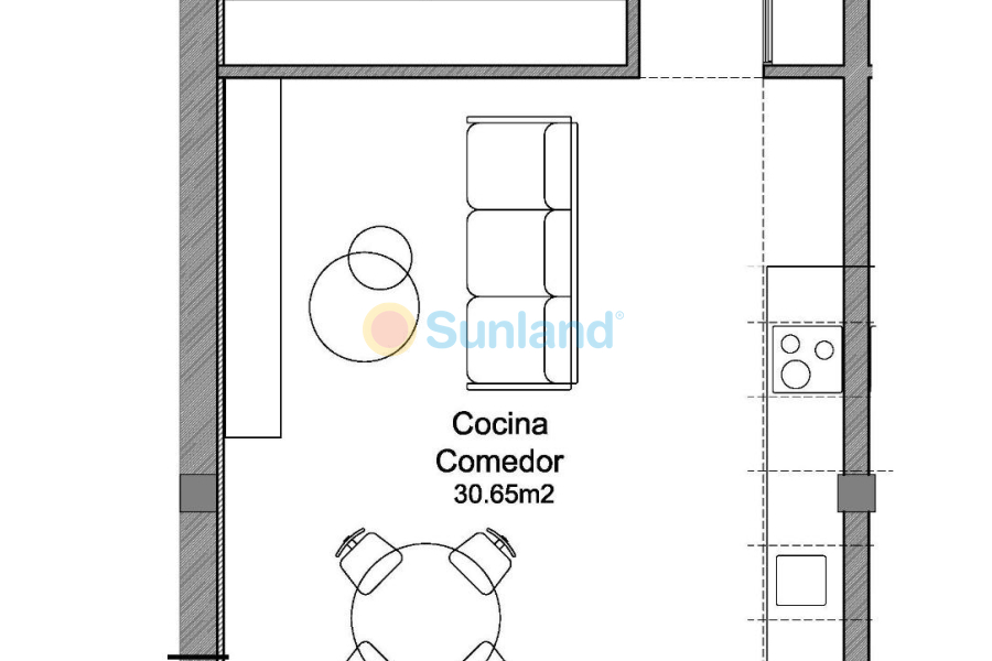 Ny bygg - Ground floor apartment - Torrevieja - Playa Los Naufragos