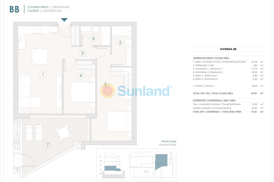 Neubau - Ground floor apartment - Benijofar - Pueblo