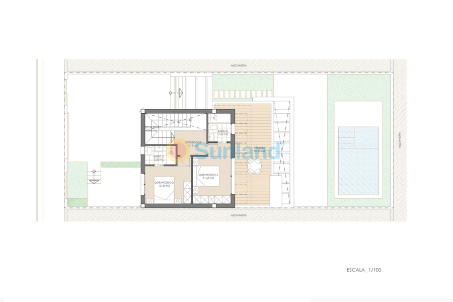 Nueva construcción  - Chalet - San Juan de los Terreros - Las Mimosas