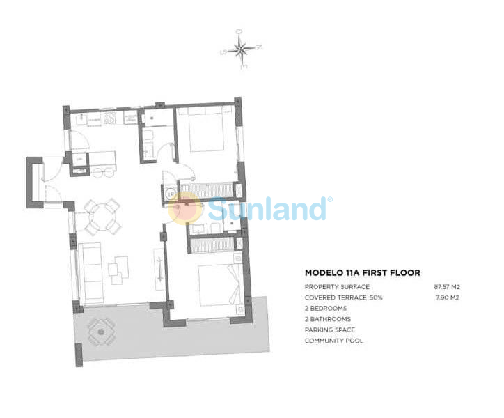 Ny bygg - Lägenhet - Los Alcázares - Parque Diana