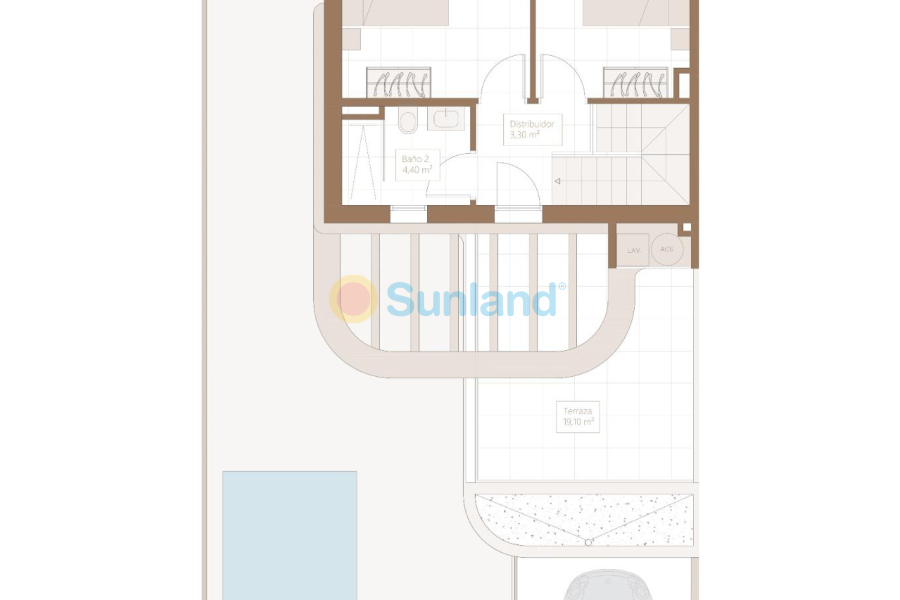 Ny bygg - Semidetached - Daya Nueva - pueblo