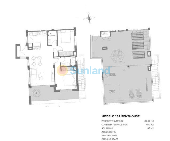 Ny bygg - Takvåning - Los Alcázares - Parque Diana