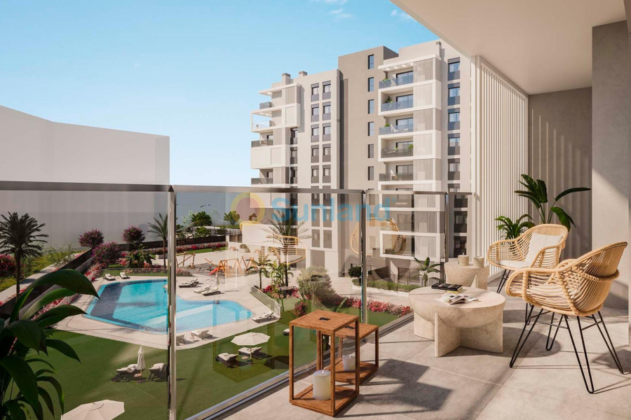 New Build - Ground floor apartment - ALICANTE - PAU 1