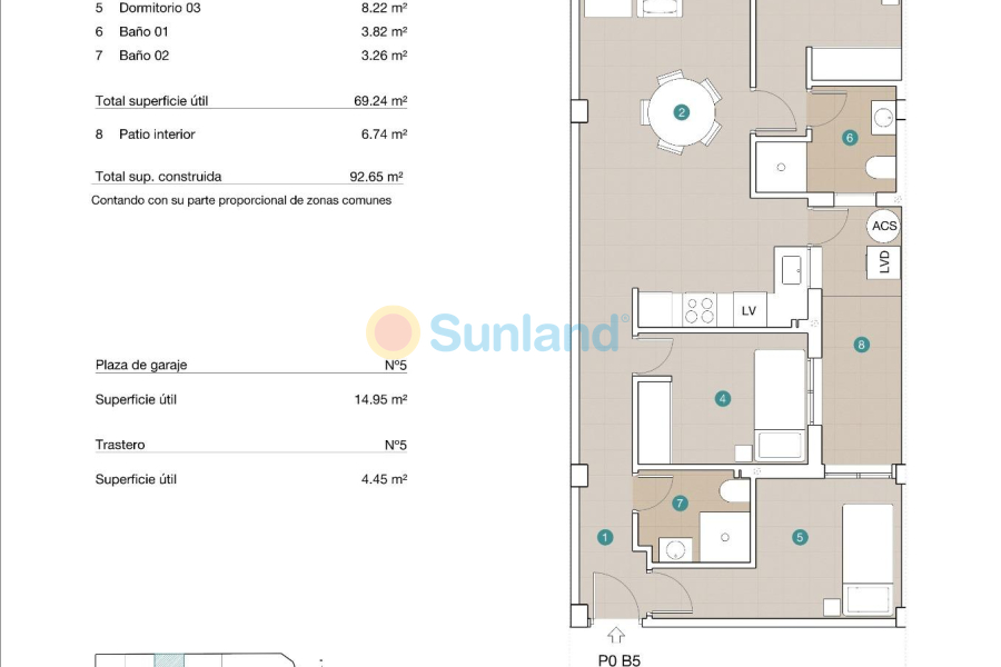 New Build - Ground floor apartment - Jacarilla - pueblo