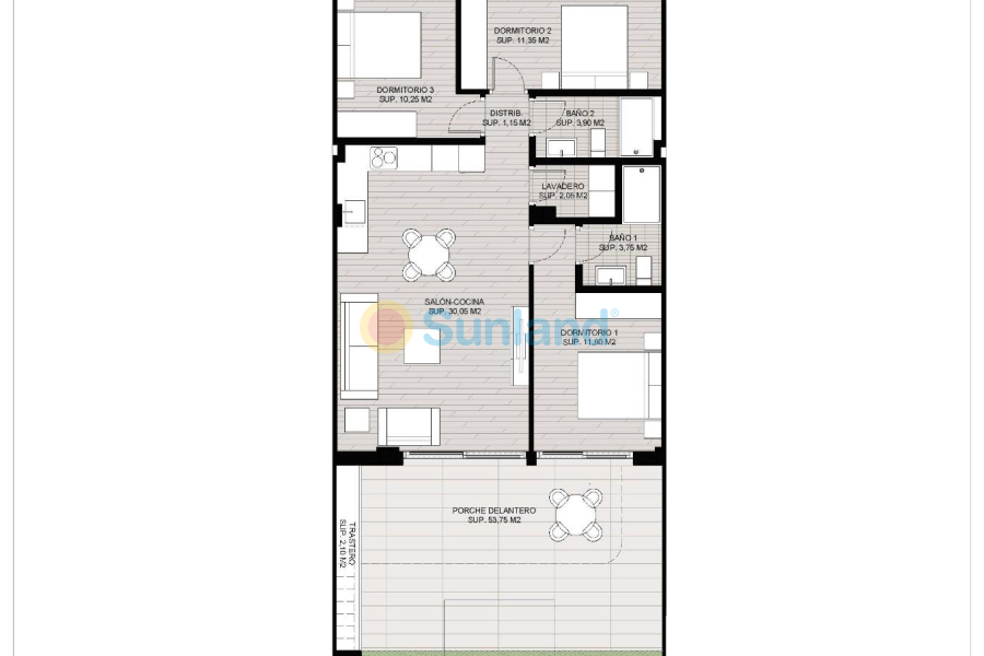 New Build - Ground Floor Bungalow - San Pedro del Pinatar - Los Cuarteros