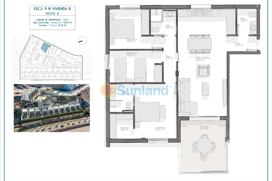 Nueva construcción  - Apartamento - Aguilas - El Hornillo