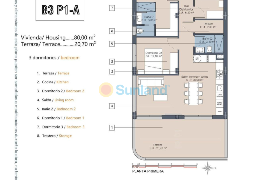 Nueva construcción  - Apartamento - Los Alcázares - Serena Golf