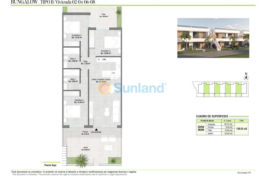 New Build - Bungalow - Alhama de Murcia - Condado de Alhama