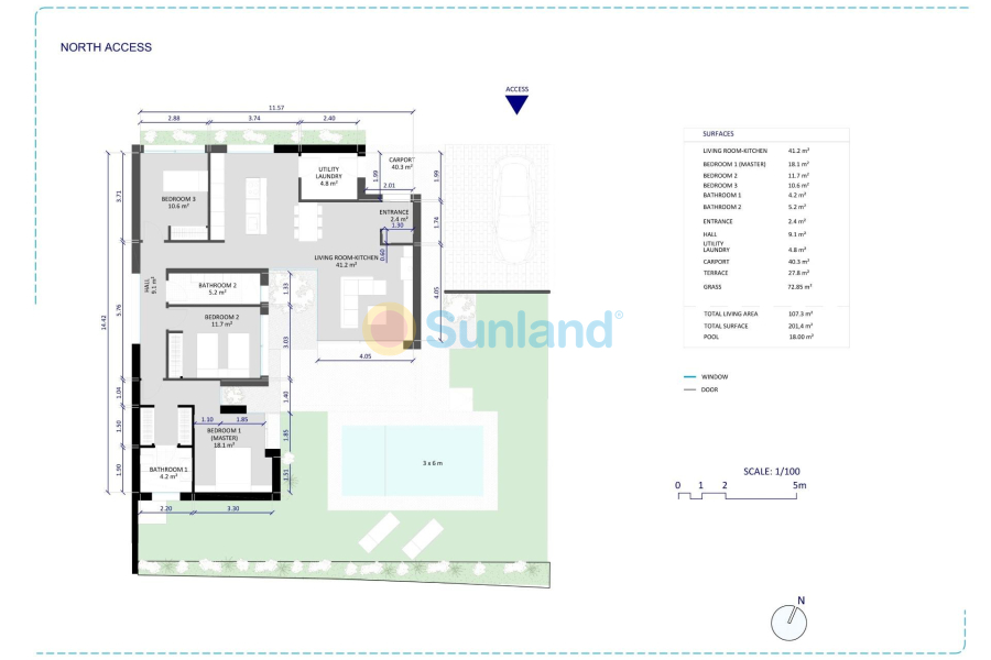 Ny bygg - Villa - BAÑOS Y MENDIGO - Altaona golf and country village