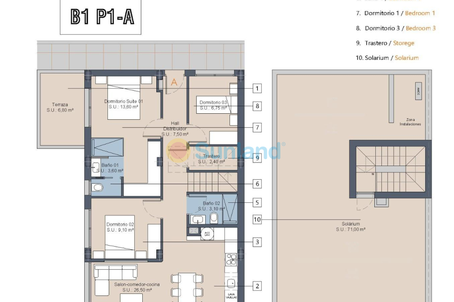 New Build - Penthouse - Los Alcázares - Serena Golf