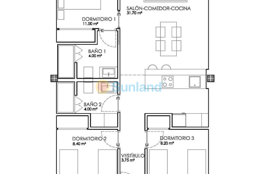 New Build - Ground Floor Bungalow - Bigastro - Loma Alta