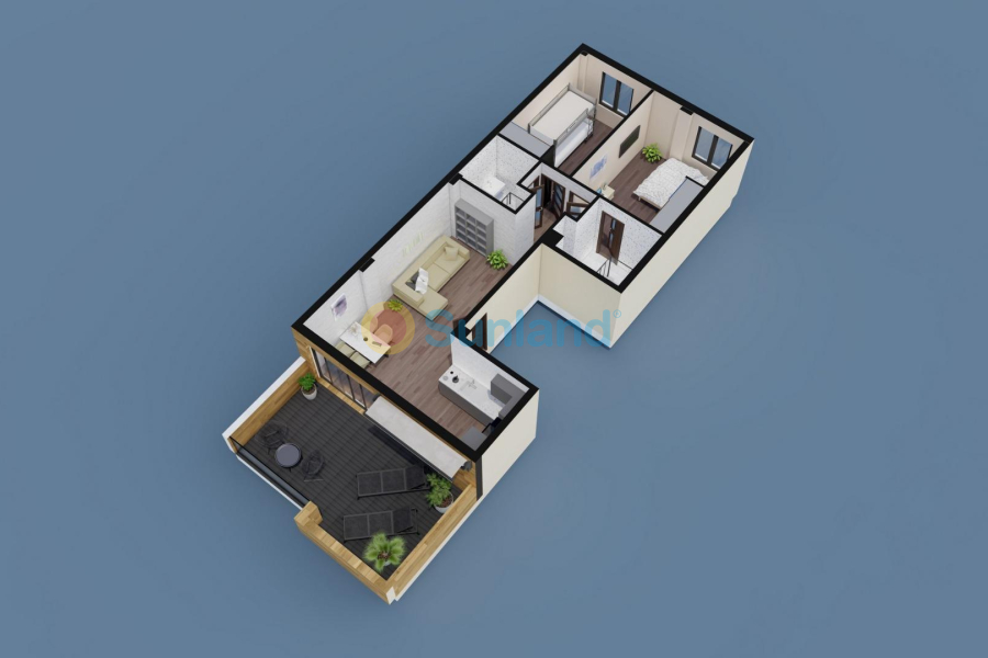 New Build - Penthouse - Orihuela costa - pueblo