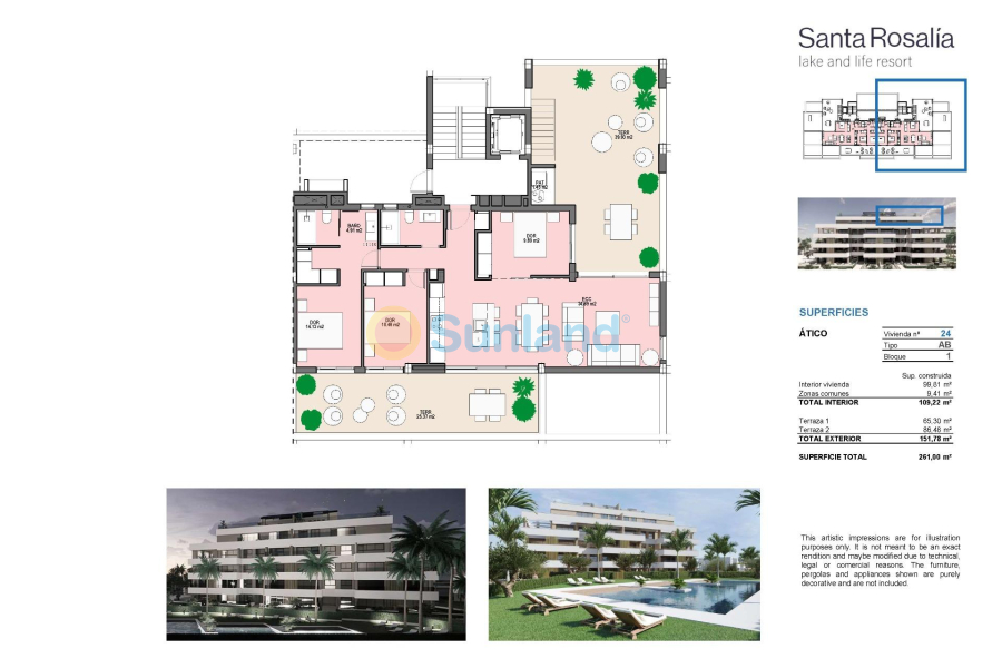 Nueva construcción  - Ático - Torre Pacheco - Santa Rosalia Lake And Life Resort