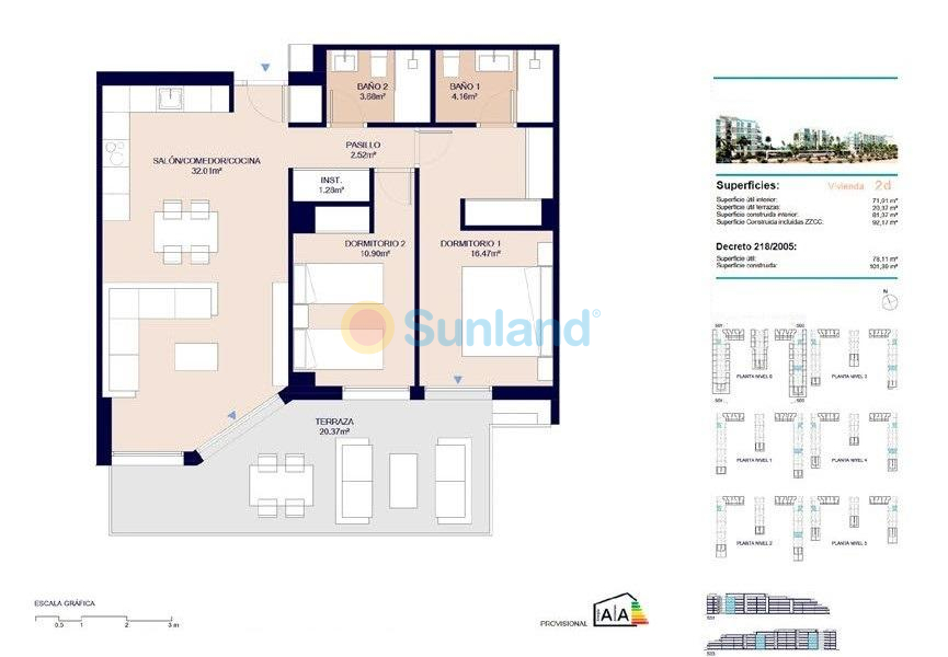 New Build - Apartment - Almerimar - 1ª Linea De Playa