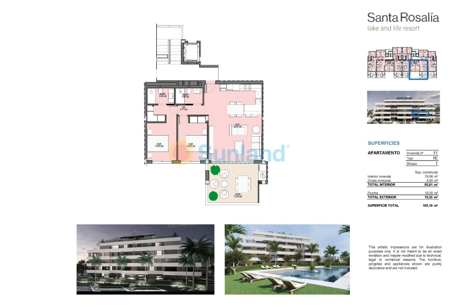 New Build - Apartment - Torre Pacheco - Santa Rosalia Lake And Life Resort