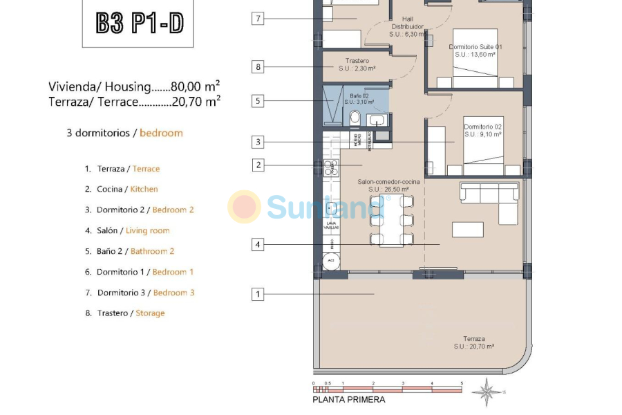 Nueva construcción  - Apartamento - Los Alcázares - Serena Golf