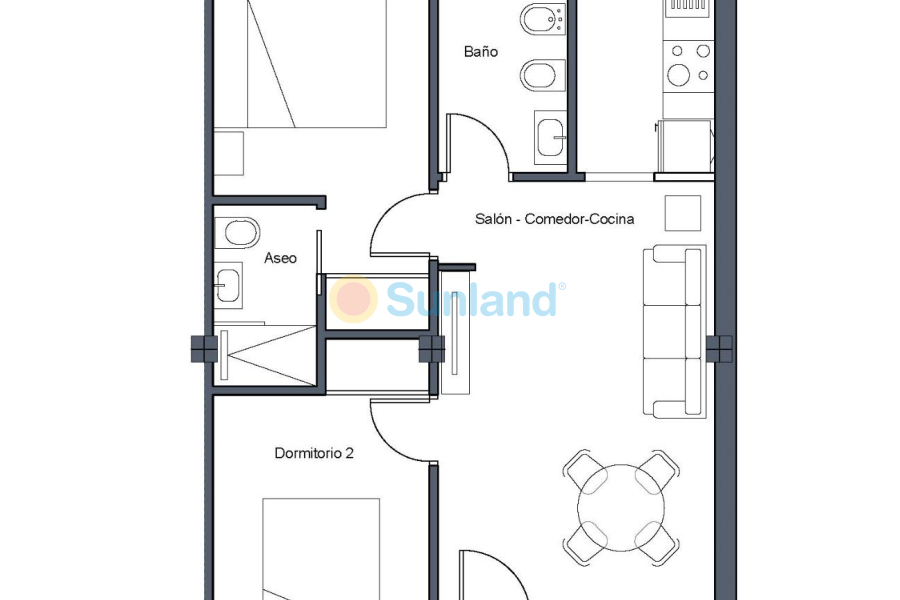 Nueva construcción  - Bungalow - Castalla - Castalla Internacional