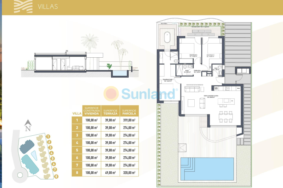 Новостройка - Bилла - Los Alcázares - Serena Golf