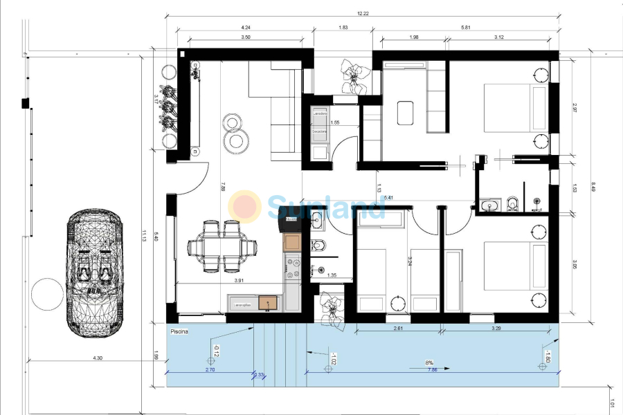 Ny bygg - Villa - Benijofar - Urb. Monteazul