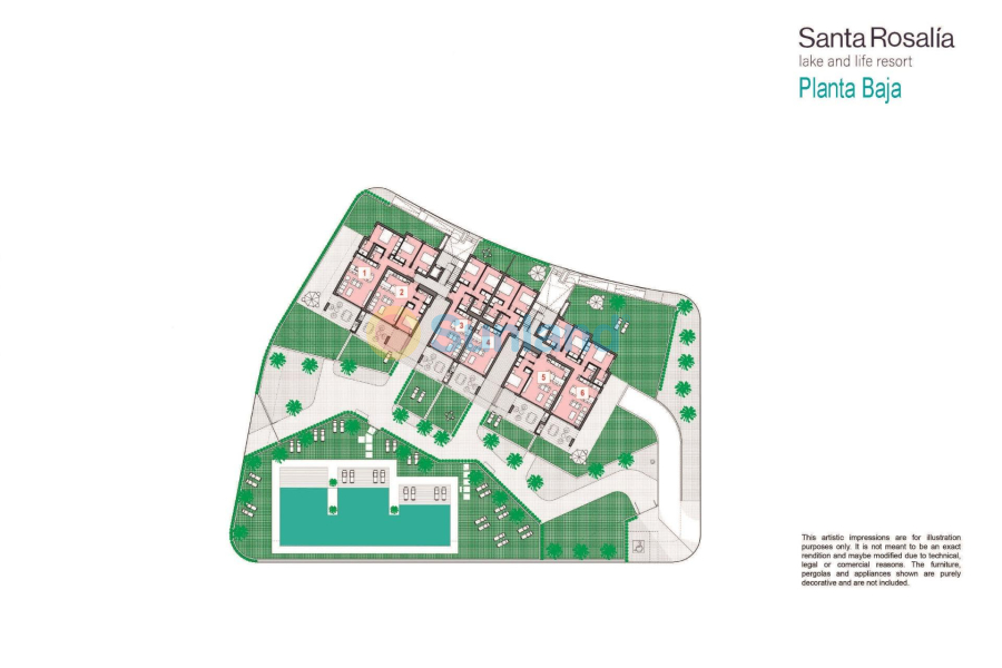 Ny bygg - Lägenhet - Torre Pacheco - Santa Rosalia Lake And Life Resort