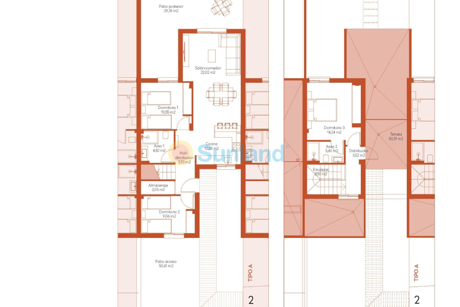 Nueva construcción  - Town House - BAÑOS Y MENDIGO - Altaona golf and country village