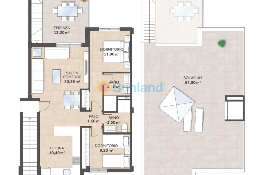 New Build - Top Floor Bungalow - San Miguel De Salinas - La Cañada