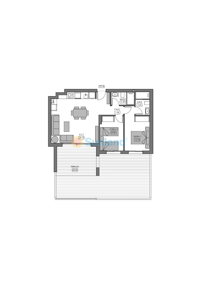 Ny bygg - Lägenhet - Algorfa