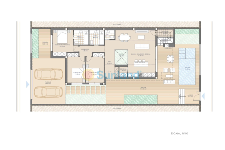 Nueva construcción  - Chalet - San Juan de los Terreros - Las Mimosas