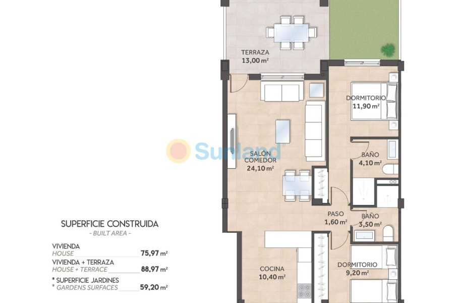 Ny bygg - Ground Floor Bungalow - San Miguel De Salinas - La Cañada